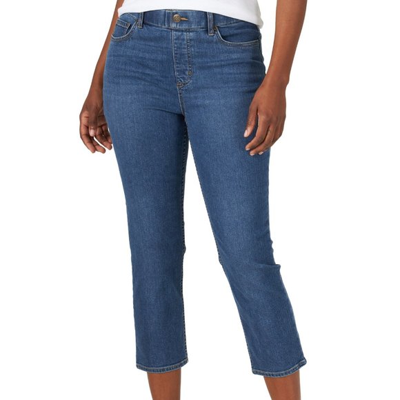 Eddie Bauer Cropped Jeans Size 8 - Picture 1 of 11